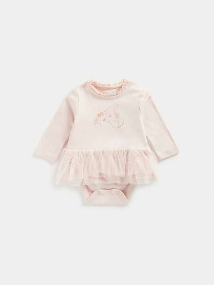 mothercare Girls Printed
                    Cotton Full Sleeves Bodysuit
