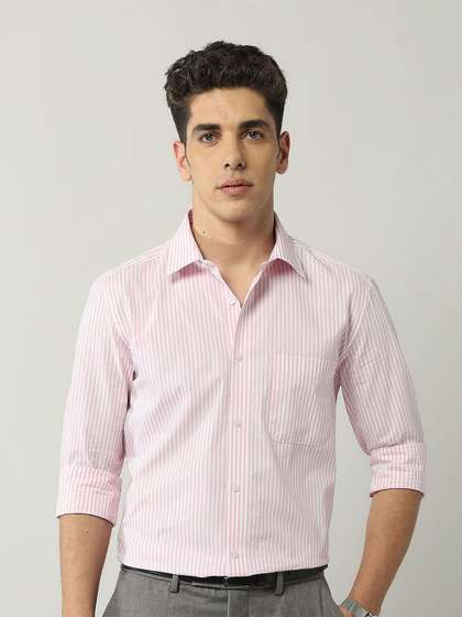 AD By Arvind Men
                      Classic Striped Formal Shirt