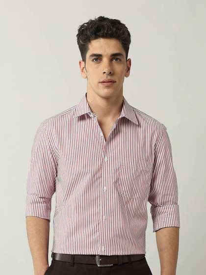 AD By Arvind Men
                      Classic Striped Formal Shirt
