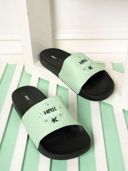 HRX by Hrithik Roshan Unisex Printed Sliders