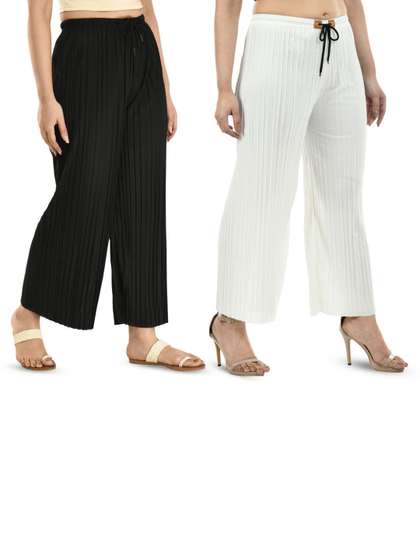 Brainbees Women
                          Pack of 2 Palazzos