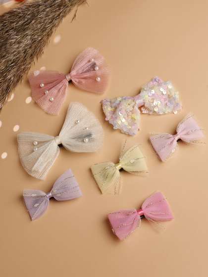 Jewelz Girls Pack Of 7
                    Embellished Alligator Hair Clip