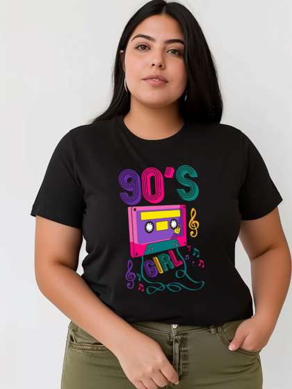 Toodle Plus Women
                        Plus size Printed T-Shirt