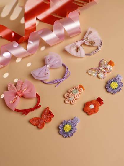 Jewelz Girls Pack of 9
                    Alligator Hair Clip
