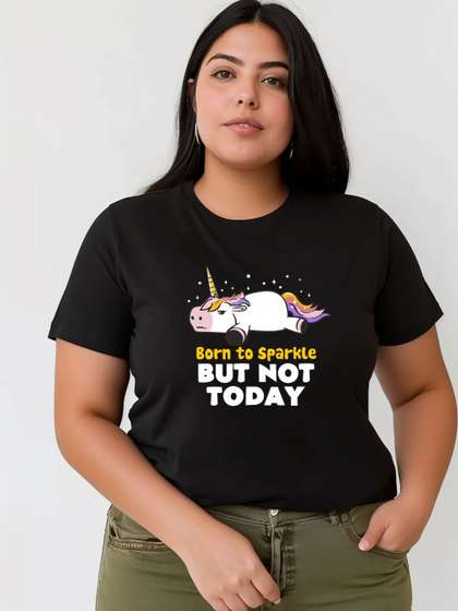 Toodle Plus Women
                        Plus size Printed T-Shirt