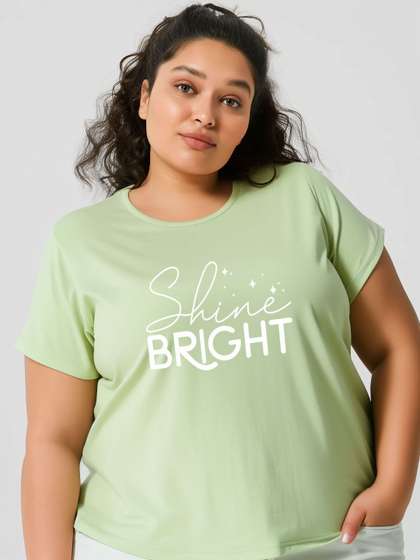 Toodle Plus Women
                        Plus size Printed T-Shirt