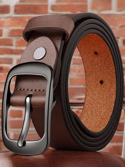 The Roadster Lifestyle
                      Co. Men Leather Formal Belts