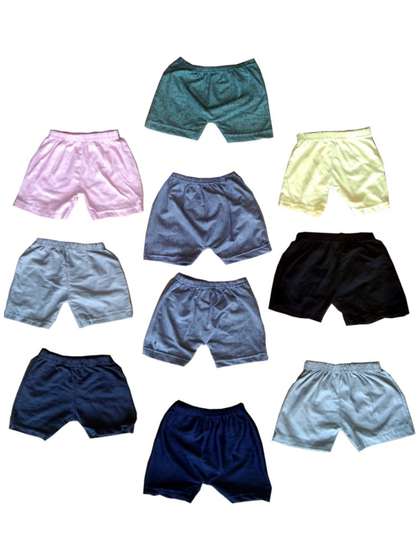 HUXX Kids Pack Of 10
                    Cotton Shorts