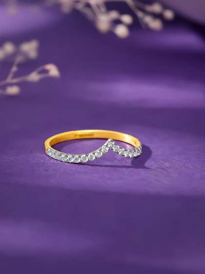 GIVA 14 Kt Gold
                        Virtuous Vanki 2.35ctDiamond Ring0.25gm-0.9 gms