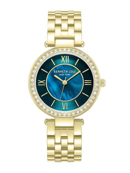 Kenneth Cole Women
                        Embellished Dial Stainless Steel Analogue Watch
                        KCWLG0062202LD