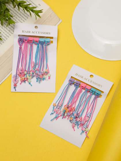 Stoln Girls Set Of 12
                      Teddy And Star Detail Hair Clips