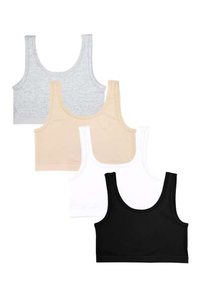 Charm n Cherish
                        Girls Pack of 4 Full Coverage Sports Bra
