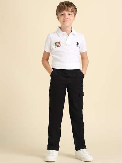U.S. Polo Assn. Kids
                    Boys Classic Regular Fit Cargos Trousers