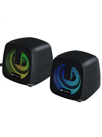Portronics 6W in Tune
                      6 HD Sound 2.0 Channel Portable Speakers