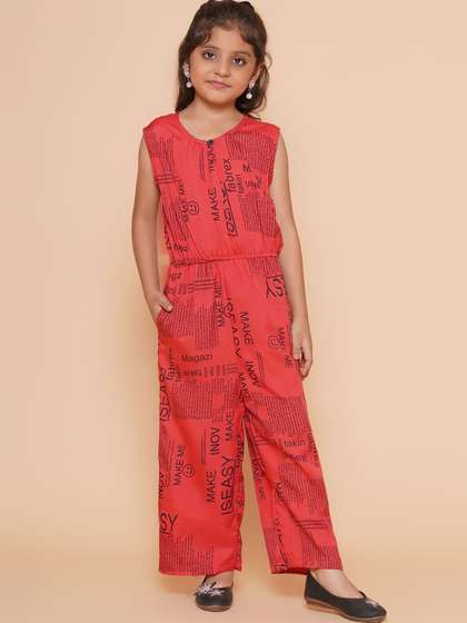 Billion Girls Crepe
                    Printed Basic Jumpsuit