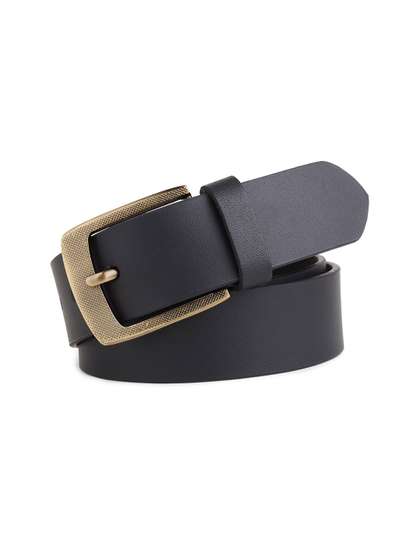 The Roadster Lifestyle
                    Co. Men Textured Leather Belt