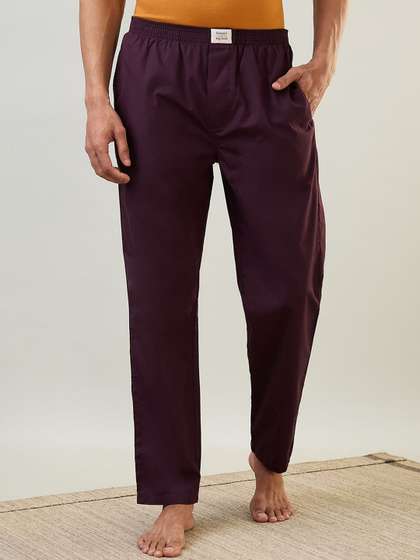 SleepZ by Raymond
                        Men Cotton Slip-On Lounge Pant