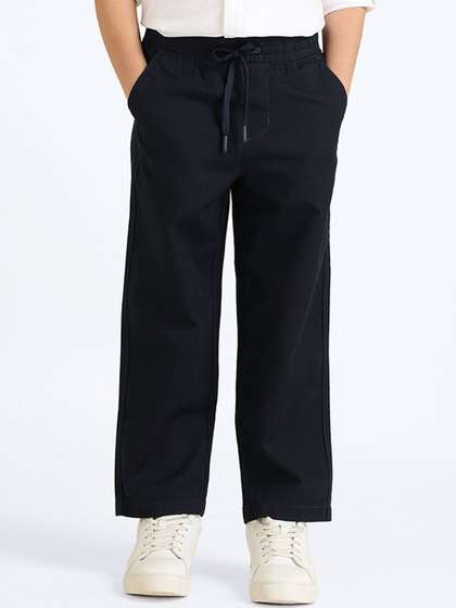 U.S. Polo Assn. Kids
                    Boys Relaxed Fit Cotton Trousers