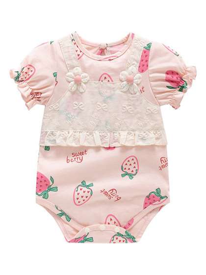StyleCast x Revolte Girl
                    Round Neck Short Sleeves Cotton Bodysuit