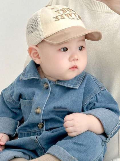 Ziory Kids Embroidered
                    Cotton Baseball Cap