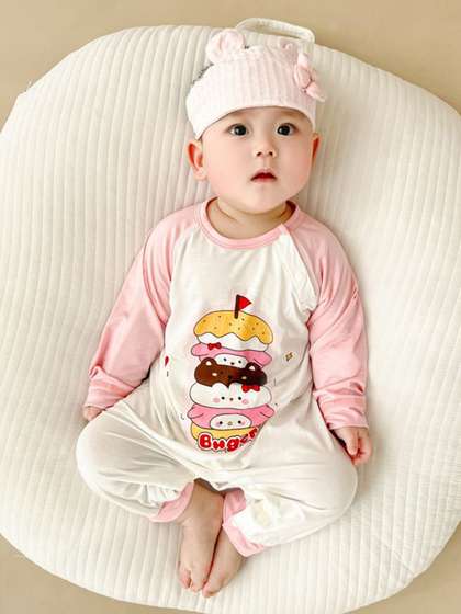 StyleCast x Revolte
                      Infants Printed Cotton Rompers