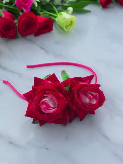 GADINFASHION Girl Rose
                    Flower Hairband