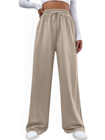 MS BOTTOM Women Wide Leg Trousers