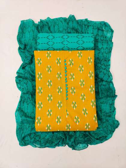 HERE&NOW Printed
                        Unstitched Dress Material