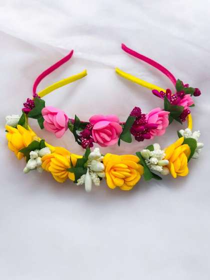 GADINFASHION Girls Set
                    of 2 Flower Hairband