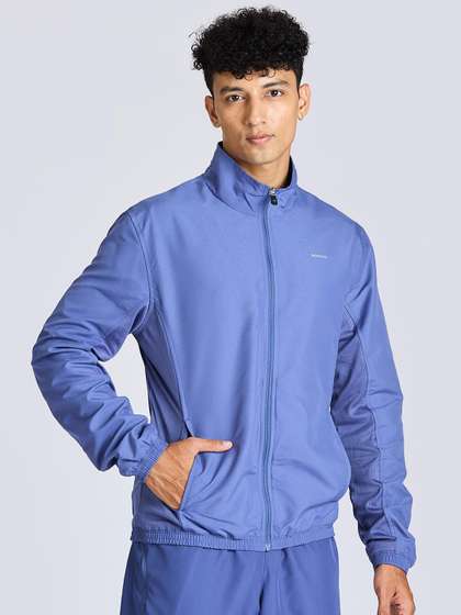 Decathlon Domyos -
                        Men Blue FJA 100 Breathable Fitness Gym
                        Tracksuit Jacket