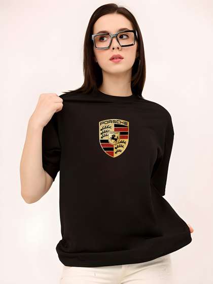 Moda Rapido Women
                        Drop-Shoulder Sleeves T-shirt