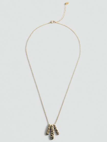 MANGO Textured
                        Pendant Chain