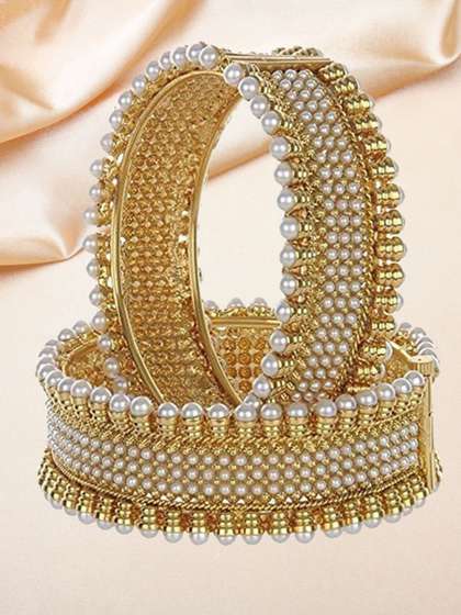 YouBella Set Of 2
                          Gold Plated Beaded Bangles