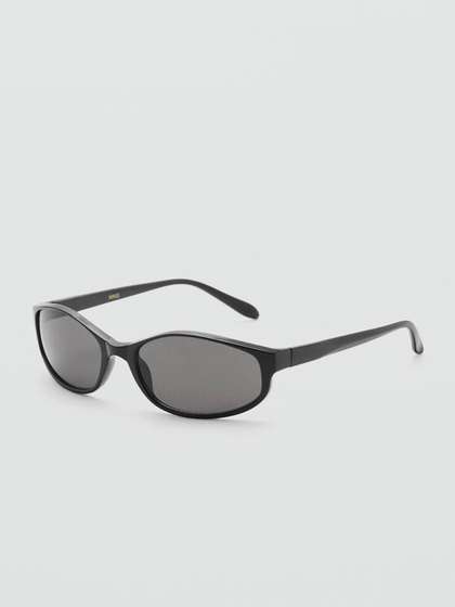 MANGO Women Oval
                        Sunglasses with UV Protected Lens