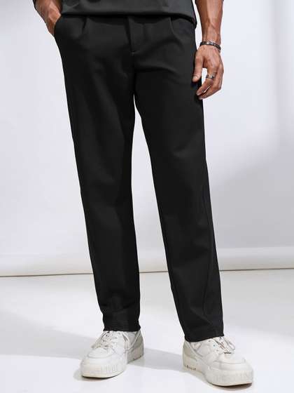 HIGHLANDER Men
                        Formal Relaxed Fit Comfort Trousers