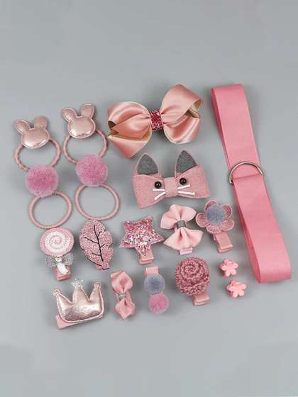 YouBella Girls Hair
                    Accessory Set of 18