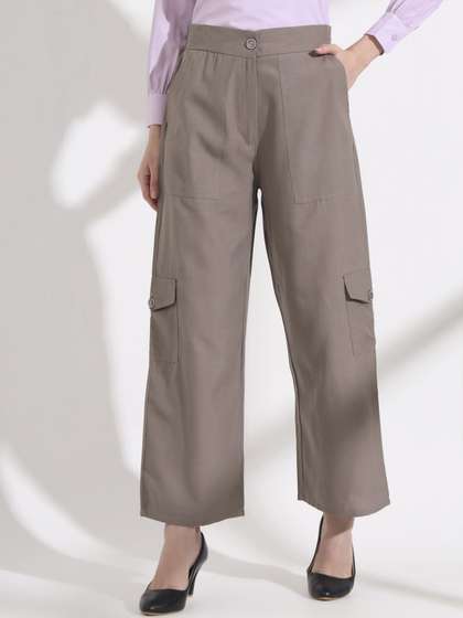 FITHUB Women Straight Fit Cargos