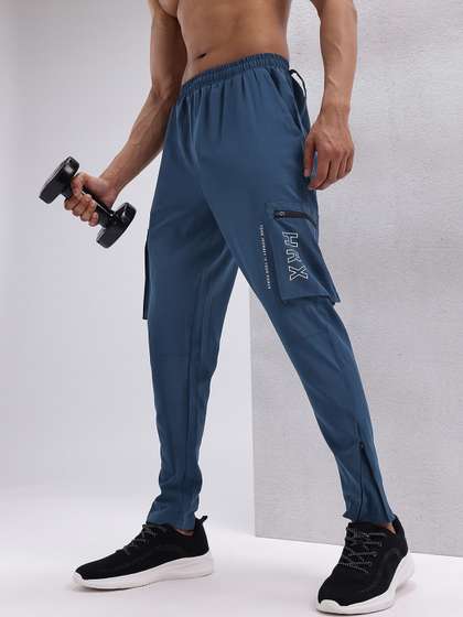 HRX by Hrithik Roshan Men Brand Logo Printed Rapid-Dry Training Track Pants
