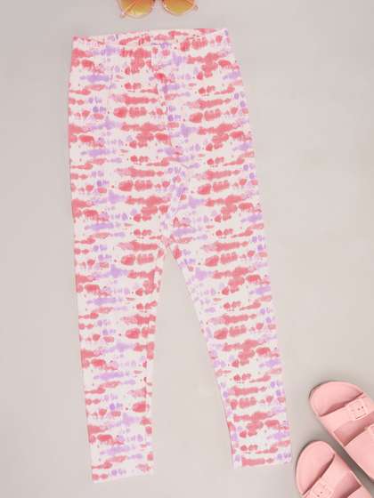 Pantaloons Junior
                      Printed Mid-Rise Ankle-Length Leggings