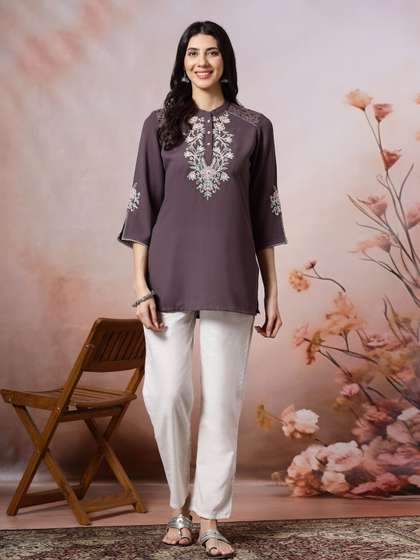 Nayam By Lakshita
                        Embroidered Thread Work Thread Work Kurti
