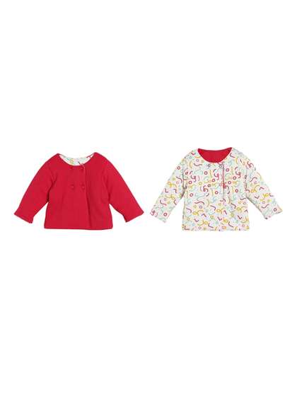 MINI KLUB Girls No
                      Crop Tailored Jacket with Embroidered