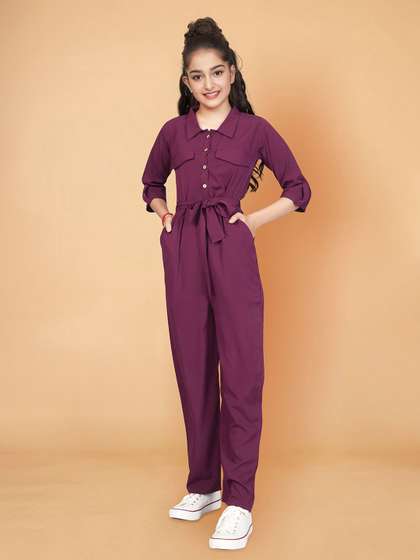 YK Girls Basic Jumpsuit