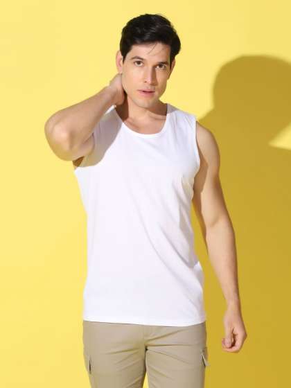WOOSTRO Men Pockets Slim Fit T-shirt