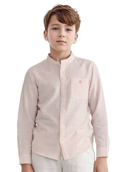 RARE ONES Boys Opaque
                    Striped Casual Shirt