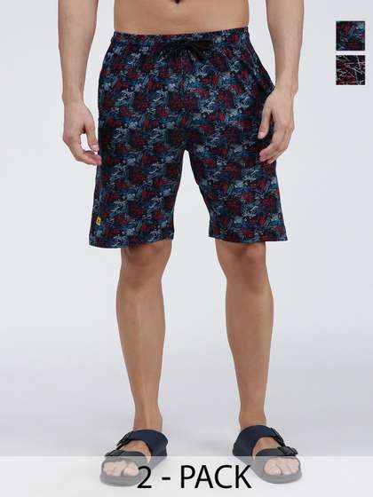 AMUL COMFY Men 2
                        Printed Lounge Shorts