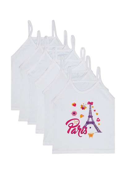 Mega style Infants Pack
                    Of 6 Printed Sleeveless Jablas