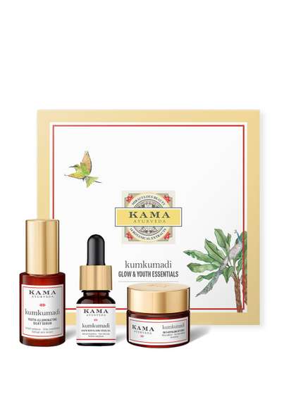 KAMA AYURVEDA
                        Kumkumadi Glow Discovery Set - Powered with
                        Saffron