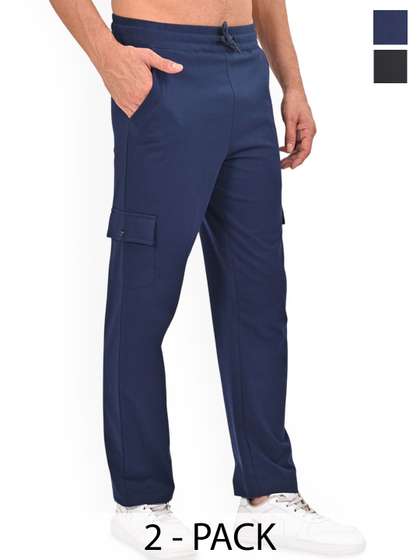 Pepe Jeans Pack Of 2
                        Cotton Straight-Leg Lounge Pants