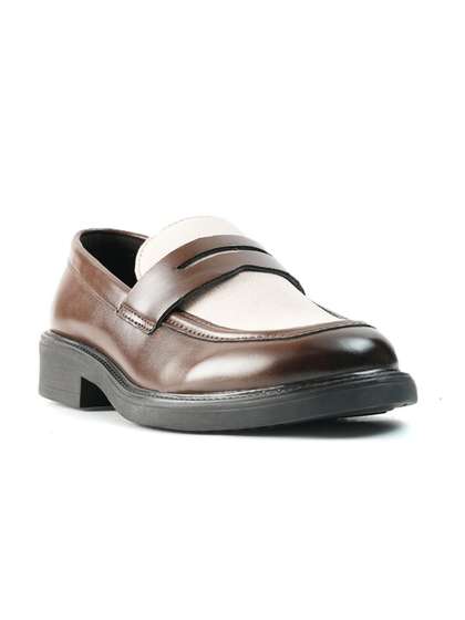 MONKSTORY
                          Cosmopolitan Contrast Penny Loafers
