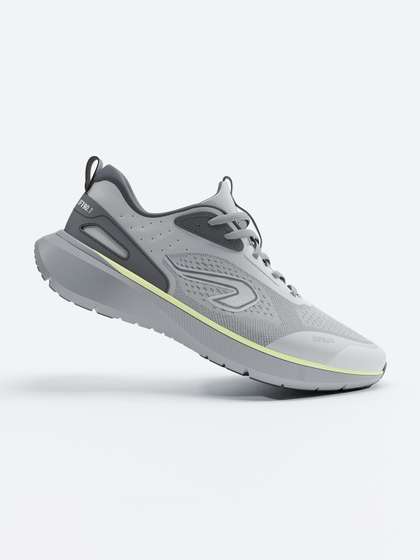 Decathlon Kiprun -
                          Men Grey Jogflow 190.1 Superior Grip Cushioned
                          Running Shoes